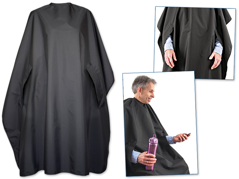 Photo of Hands-Free Cape for Barbers.