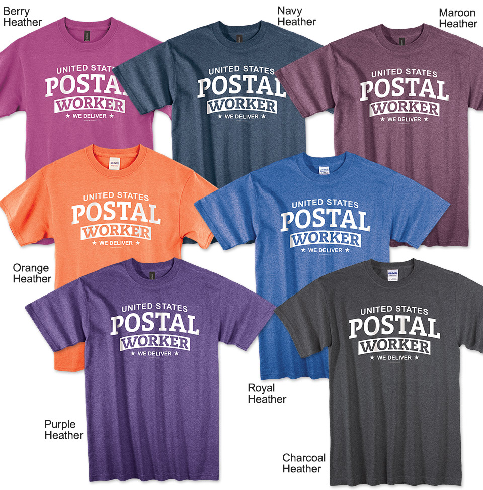Photo of T-Shirts for Postal Workers and Rural Letter Carriers.