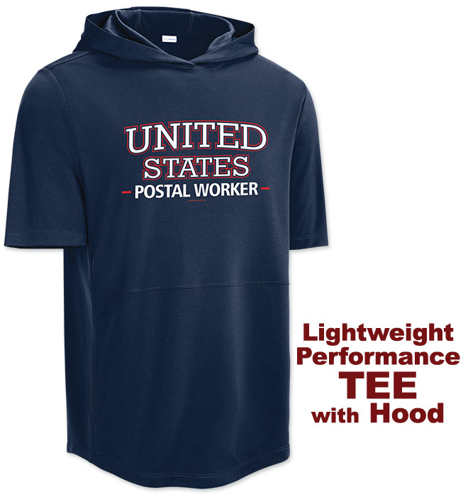 Photo of Hooded Tee for Postal Workers and Rural Letter Carriers from Modern Process Company.