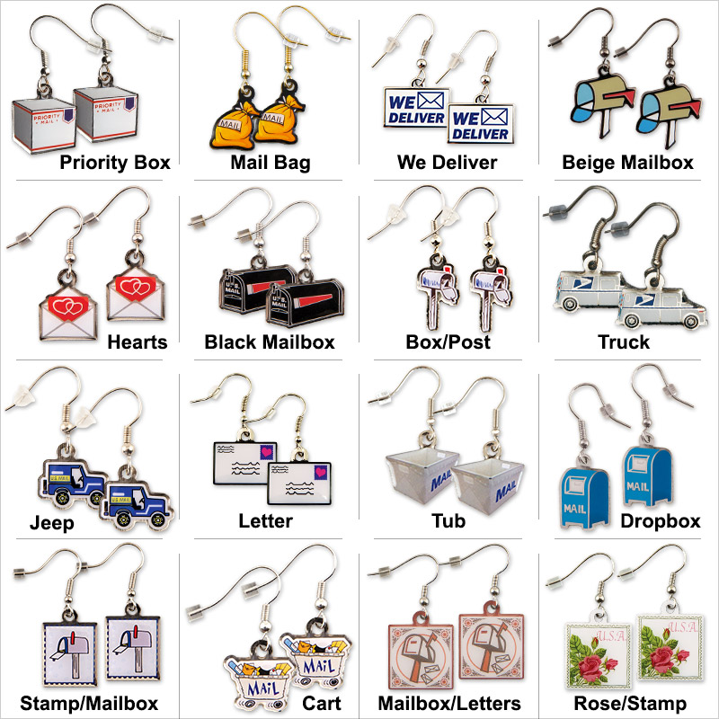 Photo of Earrings for Rural Mail Carriers.