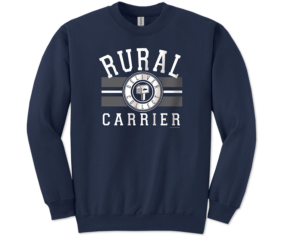Photo of Crew Sweatshirt for Postal Workers and Rural Letter Carriers.