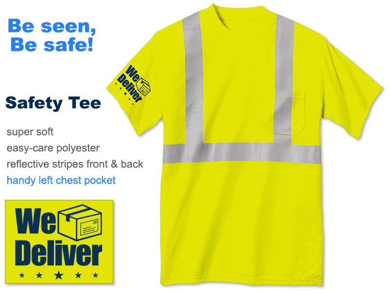Photo of Safety Tee for Rural Mail Carriers.