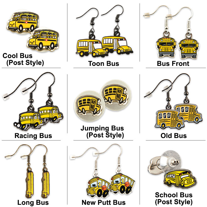 Photo of Earrings for School Transportation from Modern Process Company.