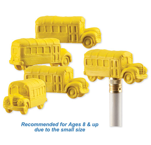 Photo of Erasers for School Bus Drivers and School Transportation Workers.
