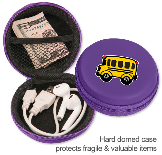 Photo of Zippered Pouch for School Bus Drivers and School Transportation Workers.