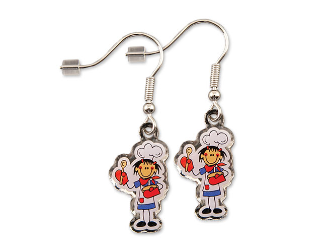 Photo of Earrings for School Cafeteria from Modern Process Company.