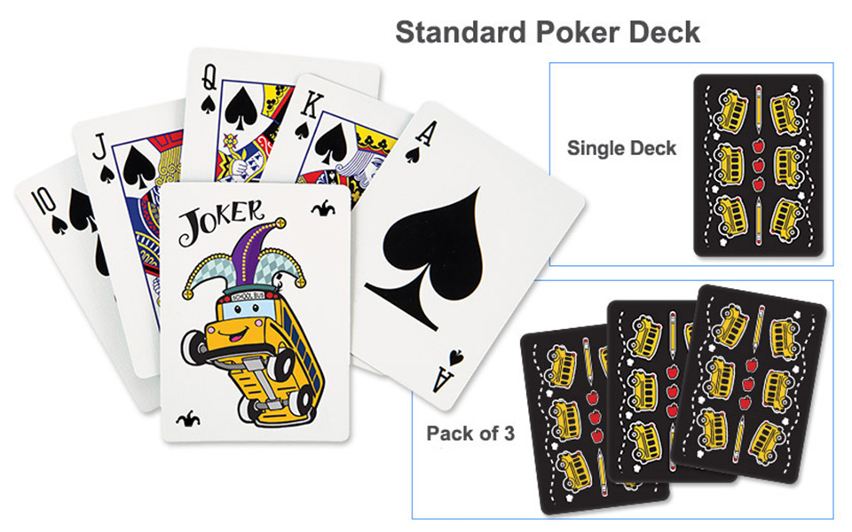 Photo of Playing Cards for School Transportation.