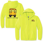 Photo of Zip Hoodie Sweatshirt for School Bus Drivers from Modern Process Company